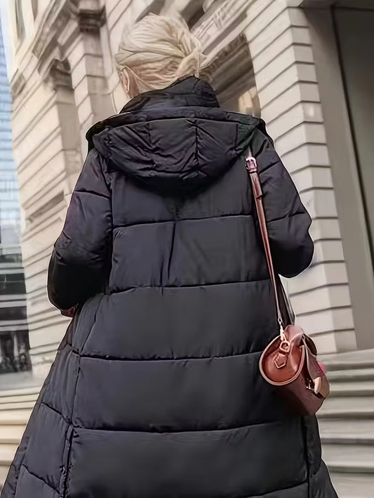 Anna | Lang Quiltet Vinterjakke