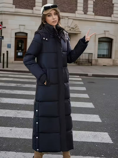 Anna | Lang Quiltet Vinterjakke