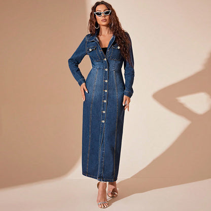 Birgitte | Belted Jeans Dress