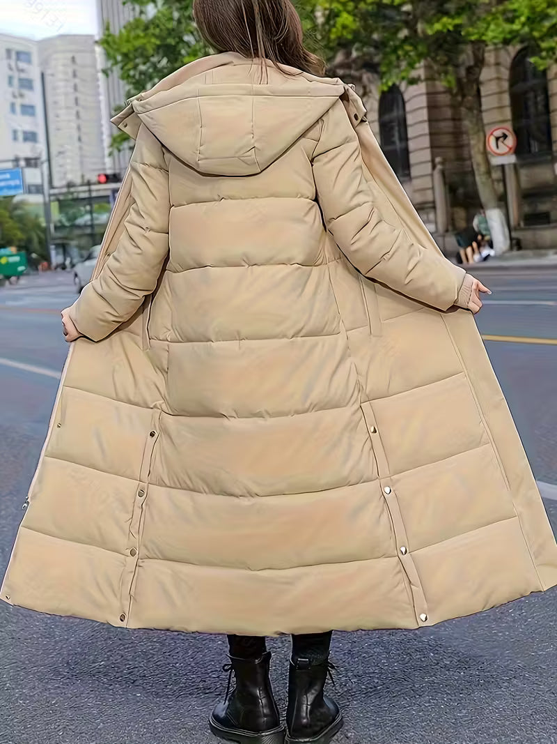 Anna | Lang Quiltet Vinterjakke