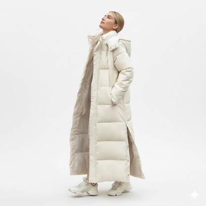 Anna | Lang Quiltet Vinterjakke