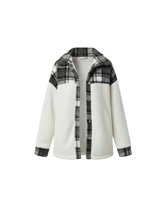 Pia | Løs Uldfrakke til Kvinder