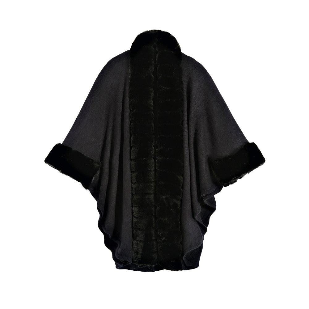 Nora | Oversized Strikket Cape