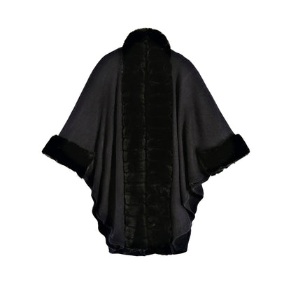 Nora | Oversized Strikket Cape