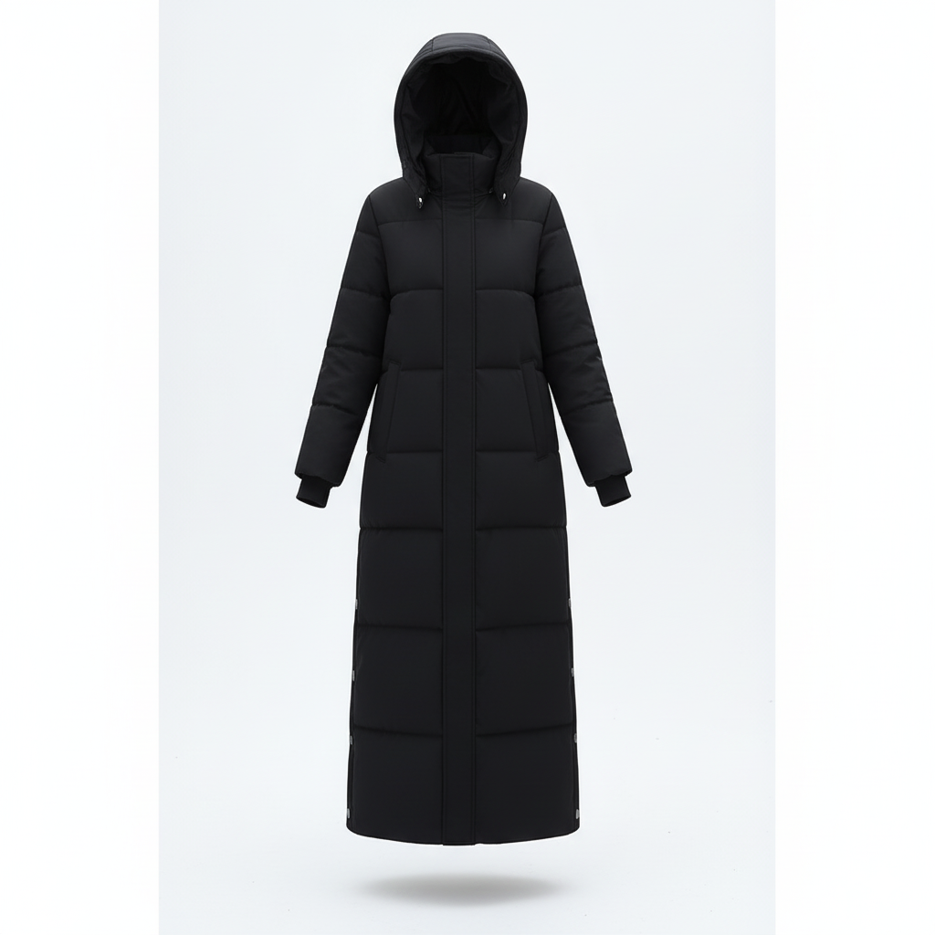 Anna | Lang Quiltet Vinterjakke