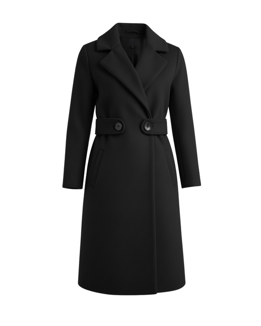 Grethe | Lang uldfrakke