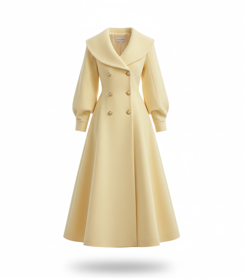 Jette | Fransk Retro Uldfrakke