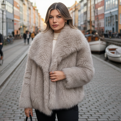 Aina | Kunstpelsfrakke