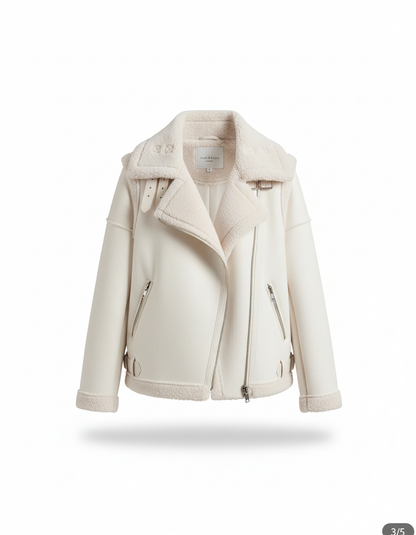 Ida | Ærmeløs jakke med pels