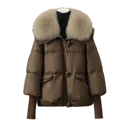 Frida | Brun Vinterjakke