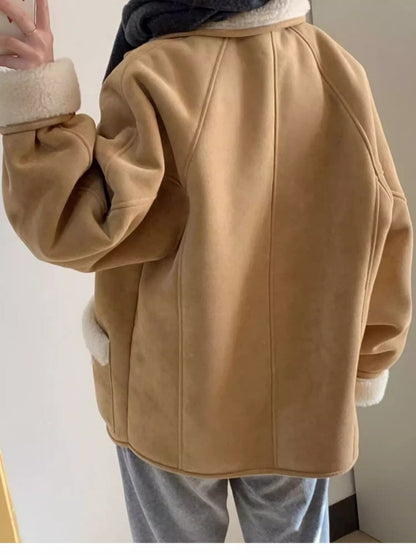 Susanne | Kort ruskindsfrakke