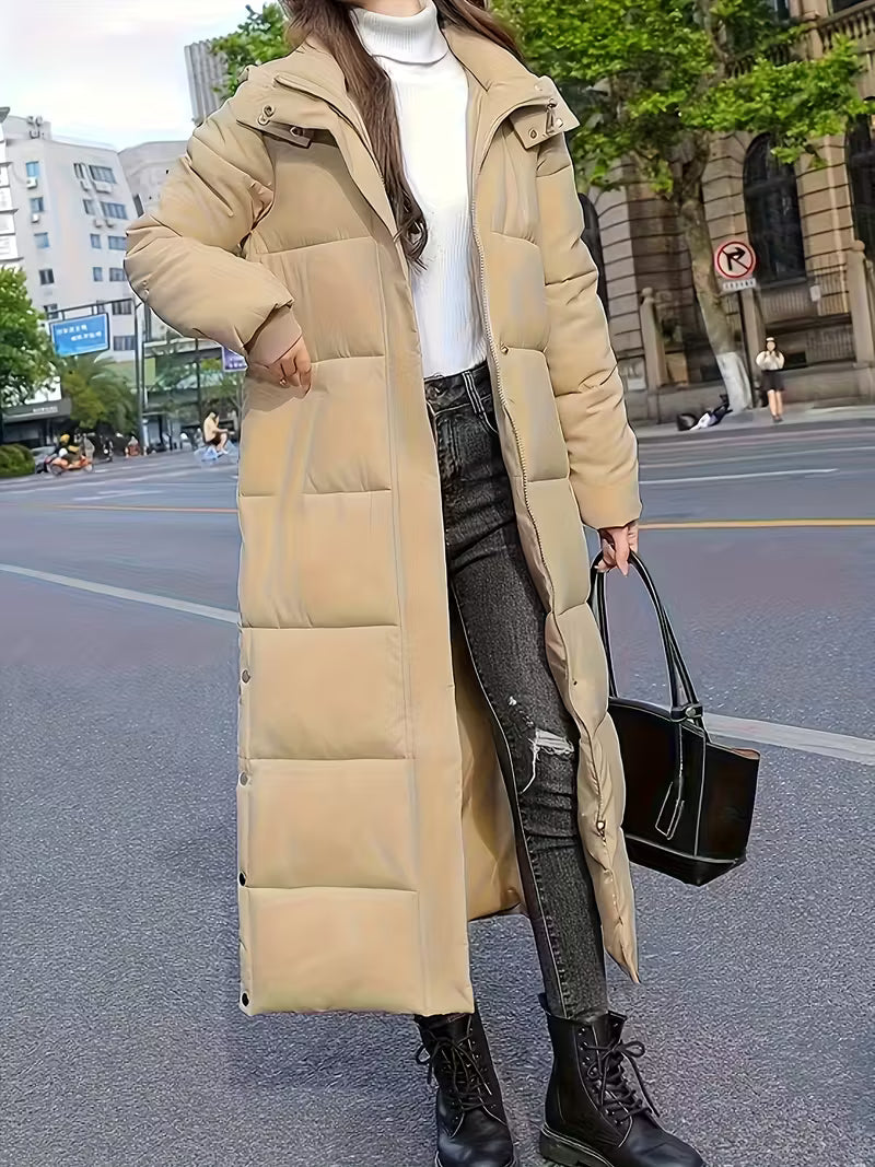 Anna | Lang Quiltet Vinterjakke