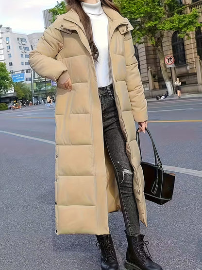 Anna | Lang Quiltet Vinterjakke