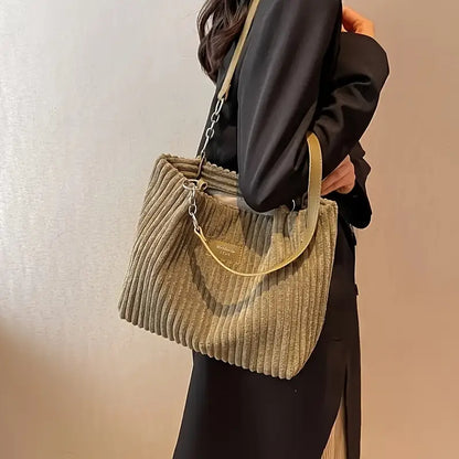 Retro Fløjl Tote Bag