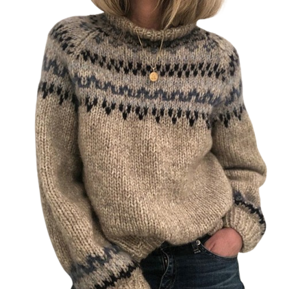 Anine | Blød Fair Isle-strik