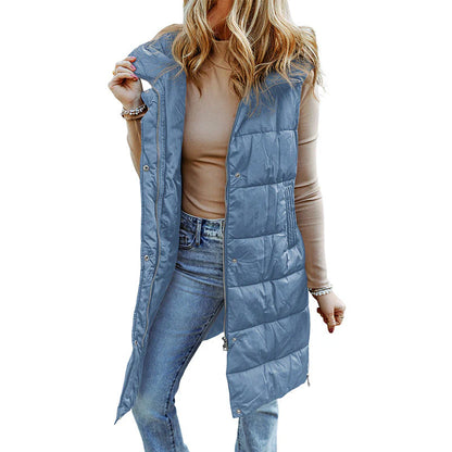 Helene | Lang quiltet vest