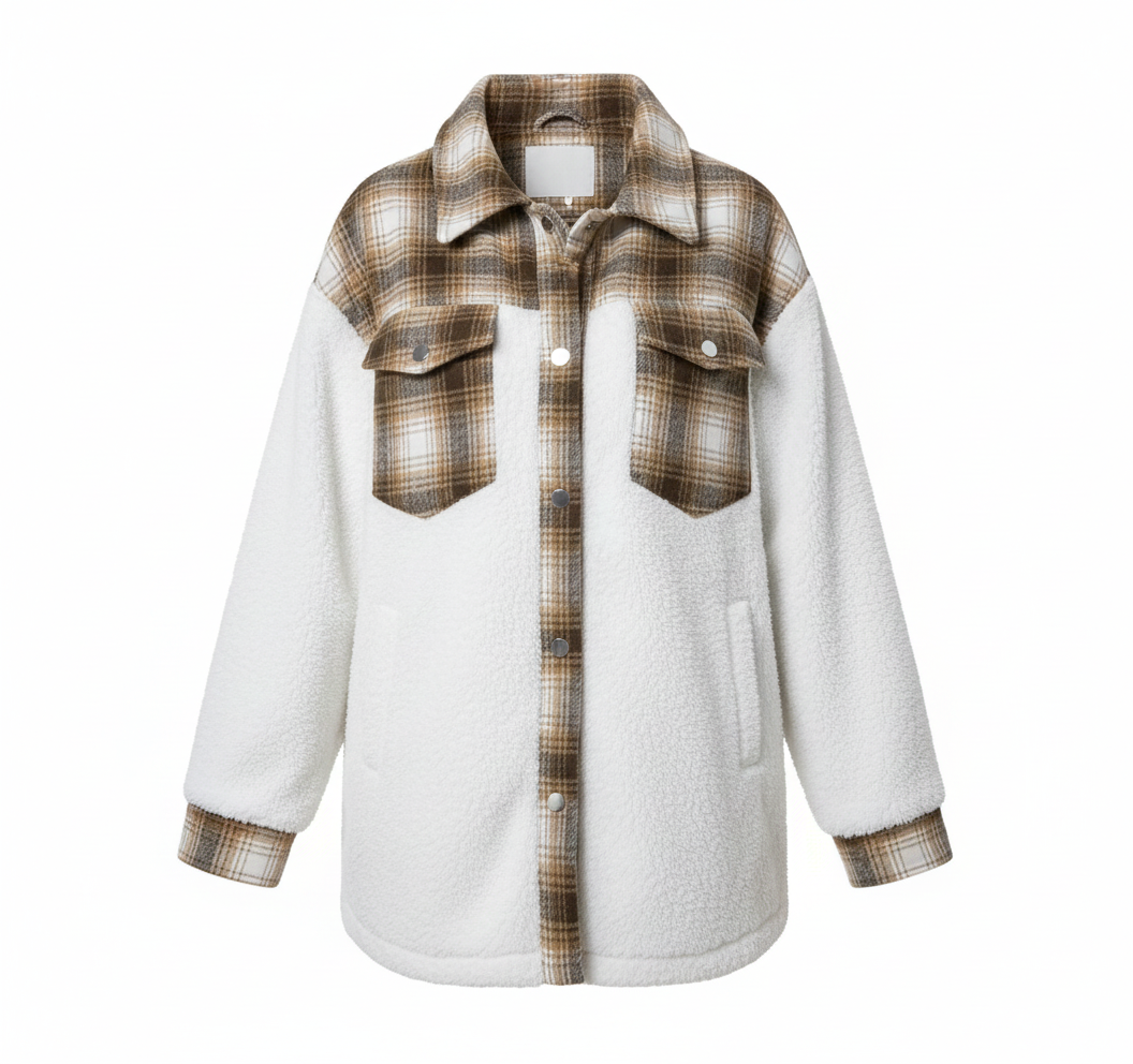 Mia | Løs Uldfrakke til Kvinder